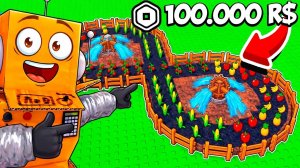 ПОСТРОИЛ БЕСКОНЕЧНУЮ ФЕРМУ за 100.000 РОБУКСОВ! РОБЛОКС