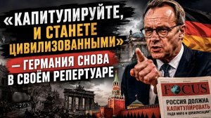 Почему Германия так боится русской победы? Ответ, который Берлин предпочитает не озвучивать
