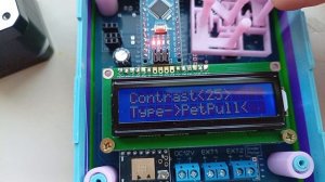 Первый запуск макетной платы станка PetPull2