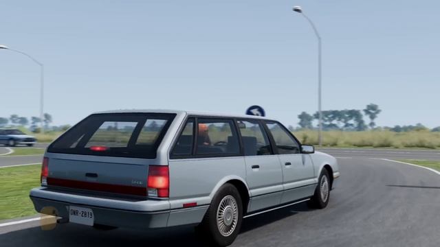 ДТП на трассе — массовое столкновение автомобилей в BeamNG.drive