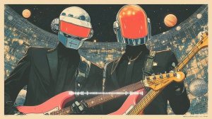 Daft Punk Cosmic Headliner🪩🤖 ｜ Chill Disco, House, Electro Funk, Retro Groove Playlist