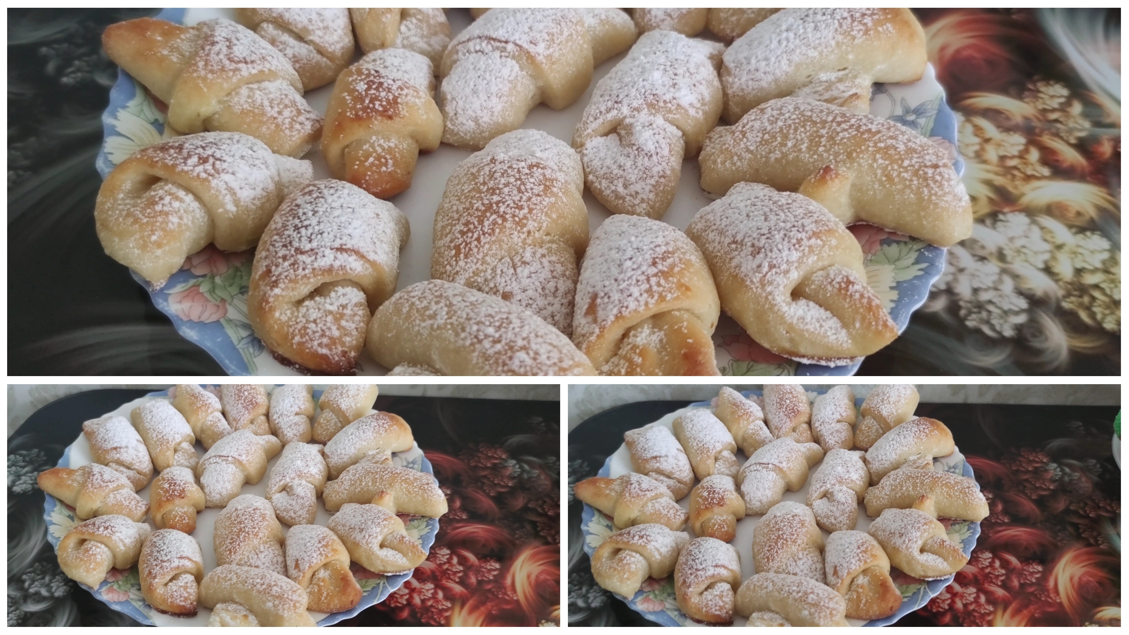 Рогалики из творожного теста 🥐 Тают во рту! Пошаговый рецепт