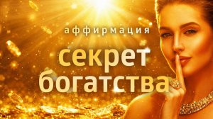 АФФИРМАЦИИ НА ДЕНЕЖНЫЙ ПОТОК ۞ МОЁ ИМЯ — БОГАТСТВО