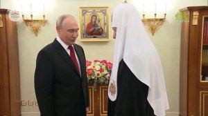 Накануне Предстоятель Русской Церкви принимал поздравления с днем тезоименитства