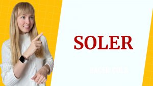 Испанский глагол soler.