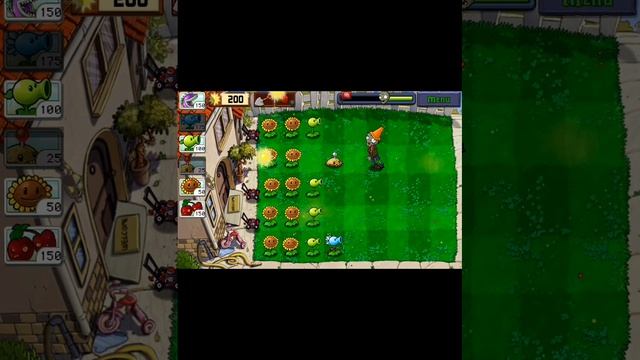 PvZ level 1-8 (пересъёмка)