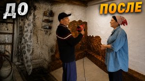 РЕМОНТ ДУША / ШИКАРНАЯ ОТДЕЛКА СТЕН / РЕМОНТ СТАРОГО ДОМА / СВОИМИ РУКАМИ / ДО ПОСЛЕ