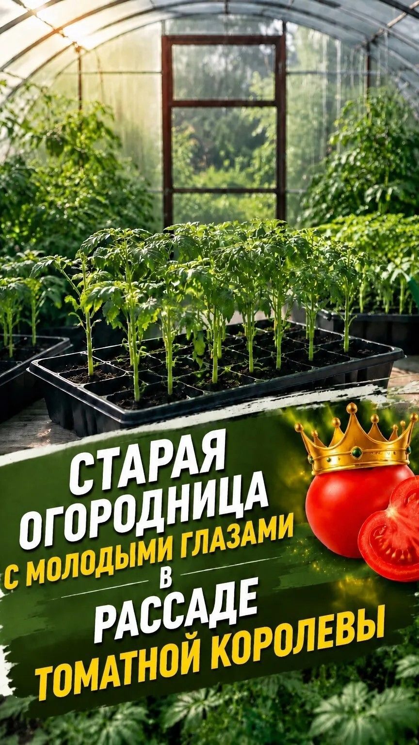 Рассада томатов, о которой вы мечтали! Легко и просто вырасти
