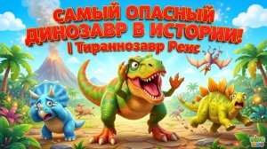 Самый опасный динозавр в истории | Тираннозавр рекс, хищные динозавры, древние монстры