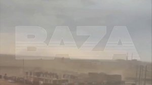 Ураганный ветер опрокинул строительный кран в Астрахани. Крановщик погиб.