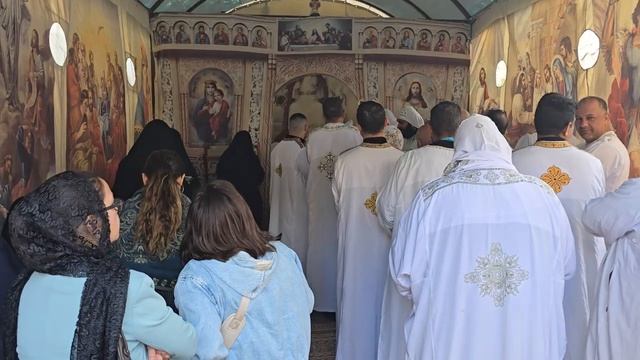 Молитвы Коптской церкви в шатре на Стопочке - праздник Вознесение Господне