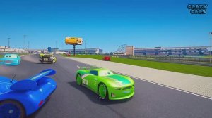 Скоростная битва Тачек! 🏁 Маккуин против Шторма, Кинга и еще 34 гонщиков
