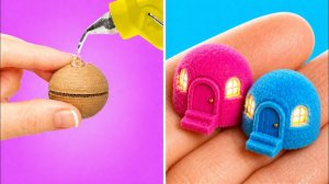Невероятная магия из картона! ✨ Челлендж DIY Мини-Дом! 🔥