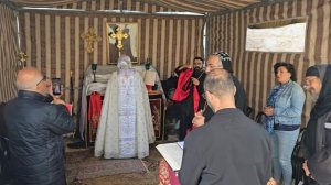 Молитвы Сирийской церкви в шатре на Стопочке - праздник Вознесение Господне