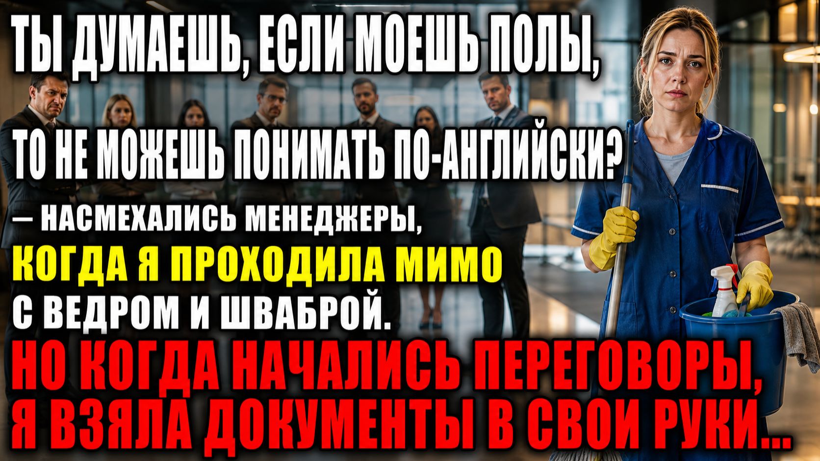 Истории из жизни|Уборщица |Аудио рассказы|Аудиокниги слушать онлайн|Жизненные истории