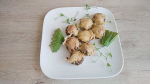 Горячая закуска из грибов. Самый простой и быстрый рецепт.