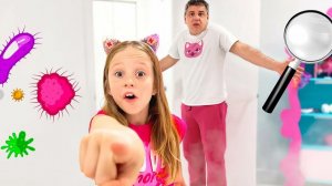 Настя_и_Ева_выполняют_задания_папы