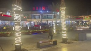 Шарм-эль-Шейх. Ночной город, пляж в ноябре