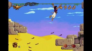 ALADDIN Video Game  Find The Scarab  (1993) Sega Genesis - Disney