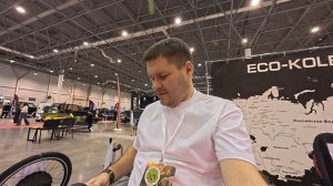 Презентовали инвалидную коляску с электроприводом Eco Koleso iGo на выставке «Активный Отдых»
