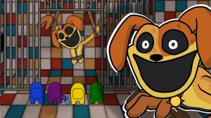 АМОГУСЫ против СОБАЧЬЕГО ДНЯ в игре ПОППИ ПЛЕЙТАЙМ, ГЛАВА 3!!!