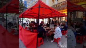 Китай.Маньчжурия,летние кафе!