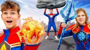 Мария превращается в супергероя за 24 часа! 🦸♀️✨ Очень веселый челлендж!