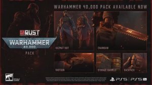 Трейлер к выходу Rust Console Edition — набора Warhammer 40000 для PS5