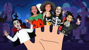 Семья пальцев Хэллоуина _ Halloween finger Family song -  Kuku and Cucudu