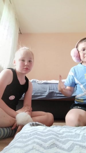 месим тесто из пледа часть 3