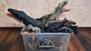 Обзор новинок в моей коллекция динозавров #mattel #jurassicworld #динозавр