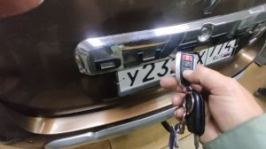 открытие багажника на дастере