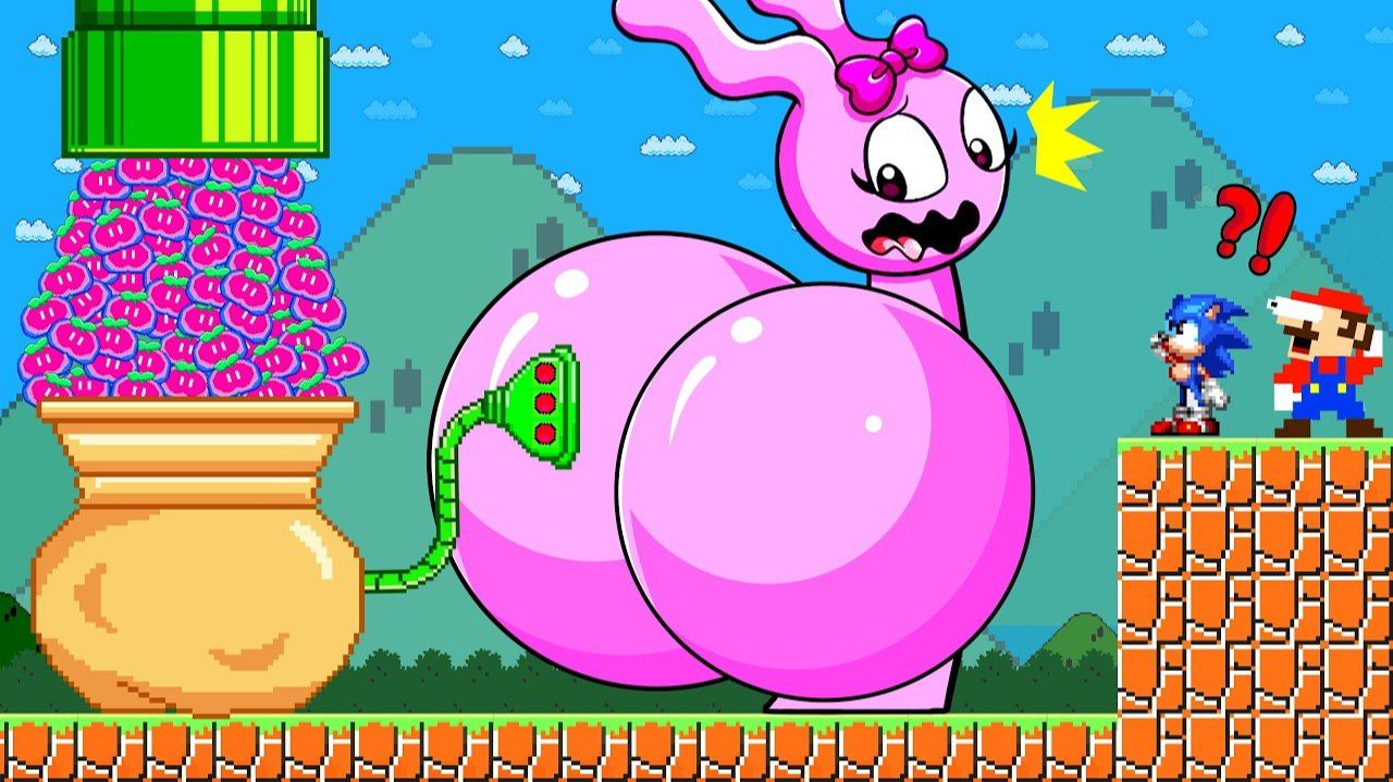 Super Mario Bros. Но Марио и Соник, а также 999 SEEDS превращают SPRUNKI PINKI в ГИГАНТСКУЮ ЗАДНИЦУ. смотреть онлайн