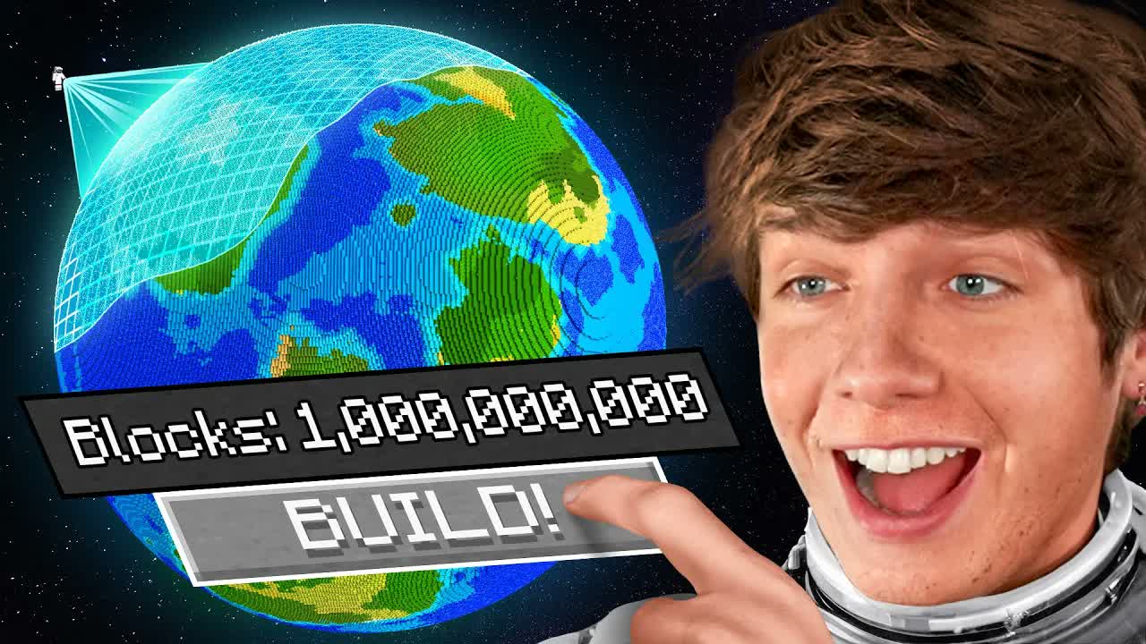 Сборка блоков 1 на 1 миллиард в Minecraft! смотреть онлайн