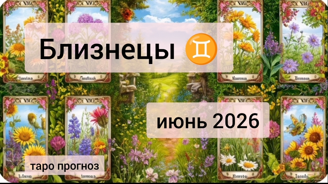 Близнецы ♊, июнь 2026 смотреть онлайн