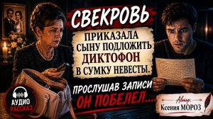 Свекровь приказала Павлу подложить диктофон в сумку невесты. А когда они прослушали запись