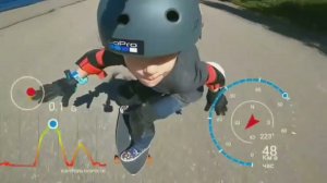 Василиса 5 лет - ставим рекорд России 50 км/час на скейте с горы