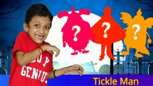 щекотать человека _ Tickle Man Halloween на русском _ Kuku and Cucudu на русском