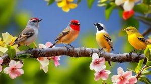 🎹🐦 Успокаивающая фортепианная музыка с пением птиц | Для учебы, концентрации, спа-процедур, сна.