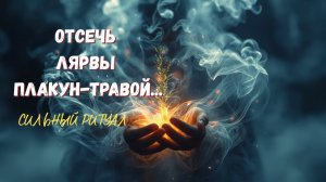 ОТСЕЧЬ ЛЯРВЫ ПЛАКУН - ТРАВОЙ... СИЛЬНЫЙ РИТУАЛ... ДЛЯ ВСЕХ