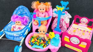 Распаковка коллекции игрушек, Кукла в ванночке! Обзор ярких игрушек! Мультики для детей смотреть!