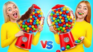 Челлендж. Шоколадная Еда vs Настоящая еда # Смешные Моменты от Multi DO Joy