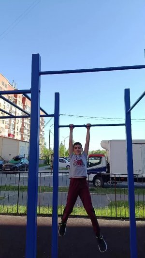 трюки на турнике
