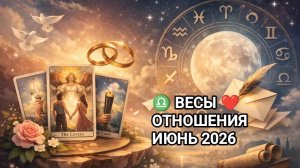 ♎ ВЕСЫ ❤️ ОТНОШЕНИЯ ИЮНЬ 2026