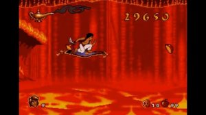ALADDIN Video Game  Rug Ride  (1993) Sega Genesis - Disney