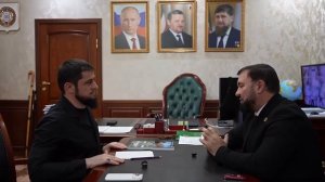 Фрагмент встречи с заместителем Председателя Правительства ЧР – руководителем МинНацИнформ ЧР.