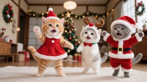 Рыжий котенок приглашает друзей, мама-кошка готовит барбекю 🍖🐱 # Смешные видео о кошках