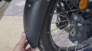 Как установить удлинитель крыла мотоцикла Zontes 703F