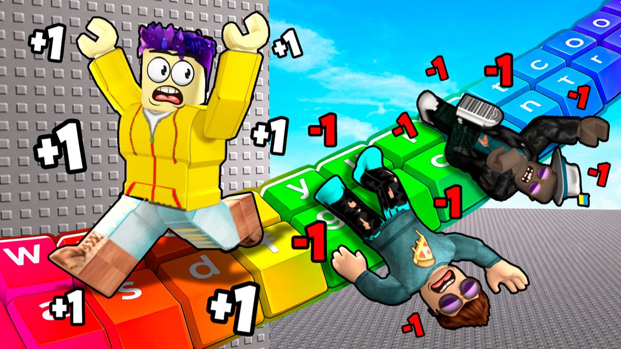 БЕГ ПО КЛАВИАТУРЕ! ЭВОЛЮЦИЯ СКОРОСТИ В ROBLOX