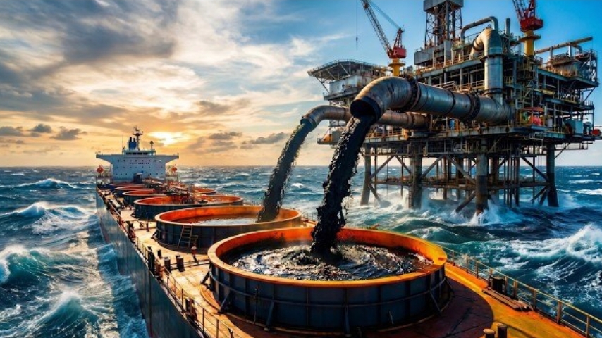 Внутри морских нефтяных платформ: Как инженеры добывают нефть со дна океана и переправляют её. смотреть онлайн